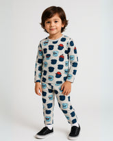 Dog Squad Unisex Kids Pajama Set - Night Dress
