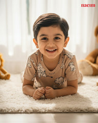 Little Cub Safari Matching Boys & Girls Pajama Set