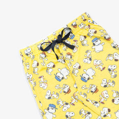 Night Dress for Childrens - Night Dress Kidswear - Yellow