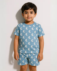 Moonlight Dreams Coords Set | Unisex Prints for Kids | Cotton 220 GSM