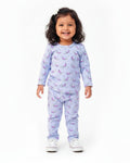 Night Dress for Childrens - Night Dress Kidswear - Violet