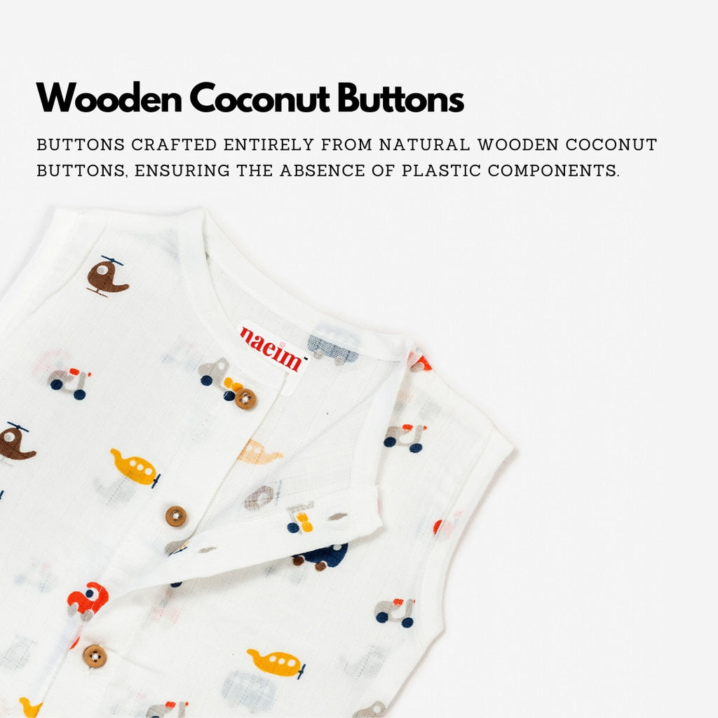 Organic Muslin Jabla & Short Set for Babies – Pack of 3 | Newborn to 24 Months