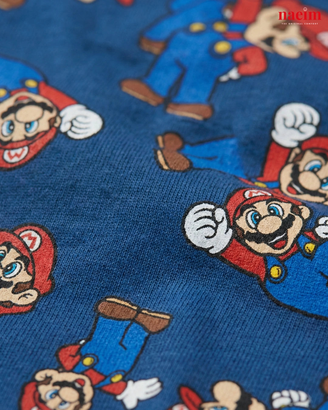 Mother & Kid Mario Print Twinning Pajama Set