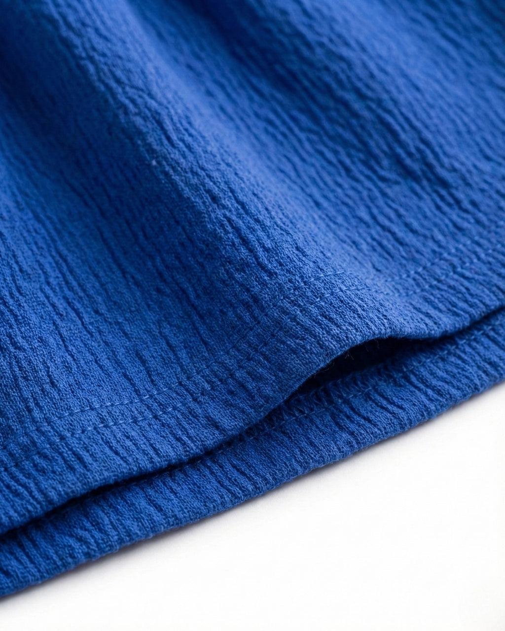 Navy Blue Ruffle Frock for Girls (1–6 Years) | Soft Crinkled Cotton Everyday Dress