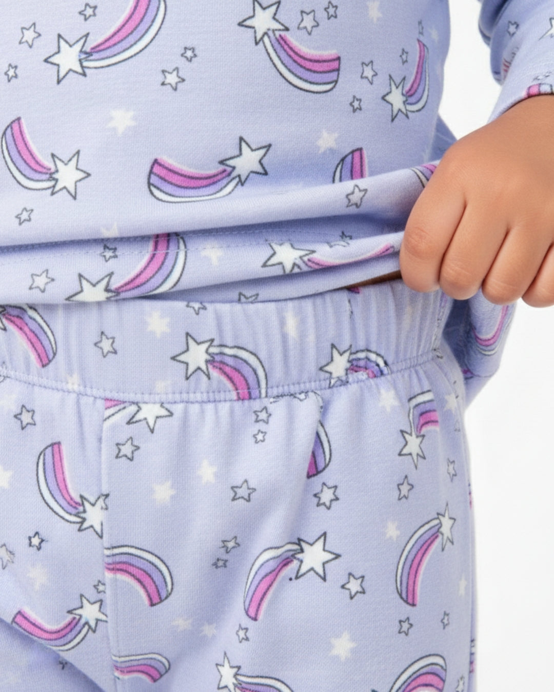 Night Dress for Childrens - Night Dress Kidswear - Violet