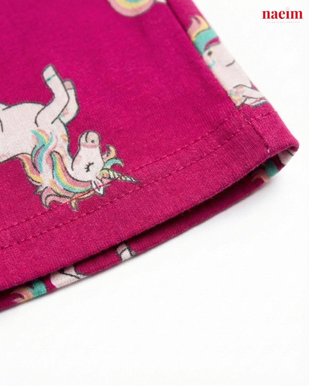 Unicorn Print Mother & Child Twinning Pajama Set