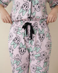 Miss Daisy Dreams Pajama set (Half-sleeve) | 200 GSM