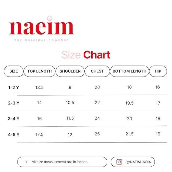 Little Blue Checks Kids Unisex Pajama Set - Night Dress