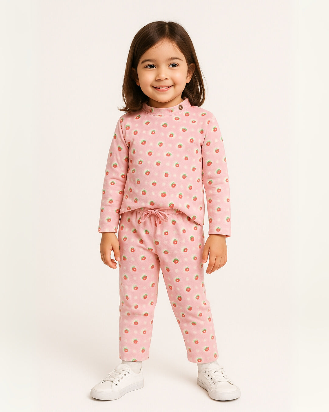 Strawberry Dreamer Kids Unisex Pajama Set - Night Dress