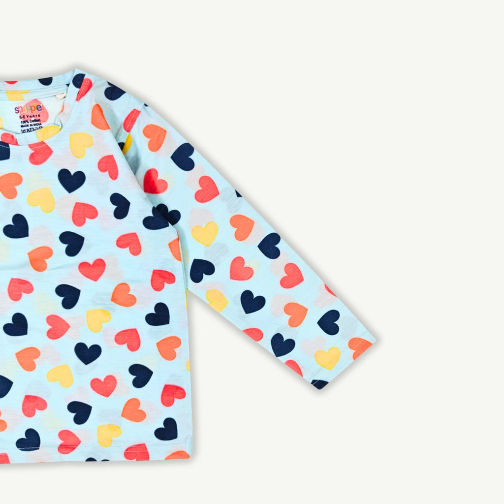 HeartBurst Unisex Kids Pajama Set - Night Dress