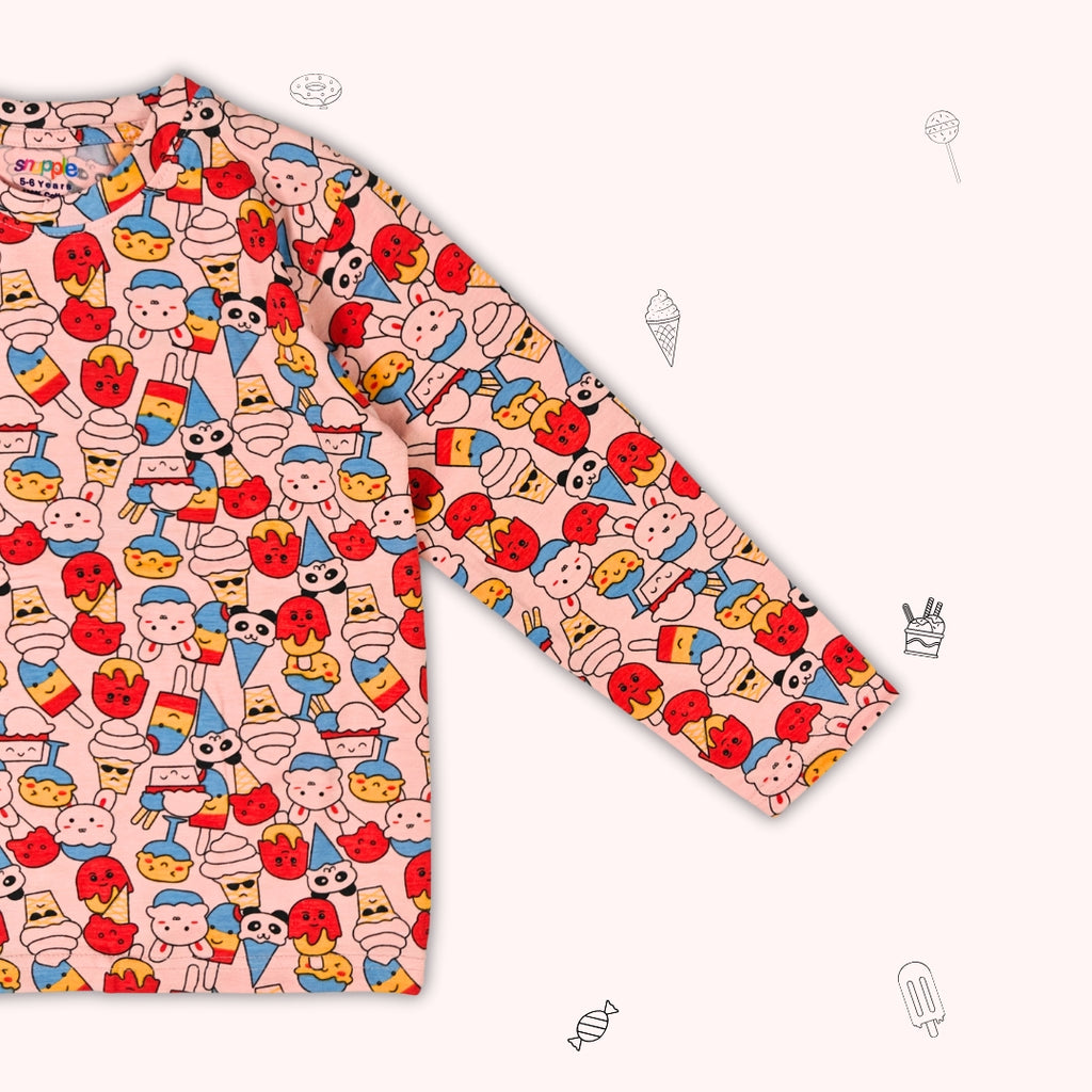 Happy Treats Unisex Kids Pajama Set - Night Dress