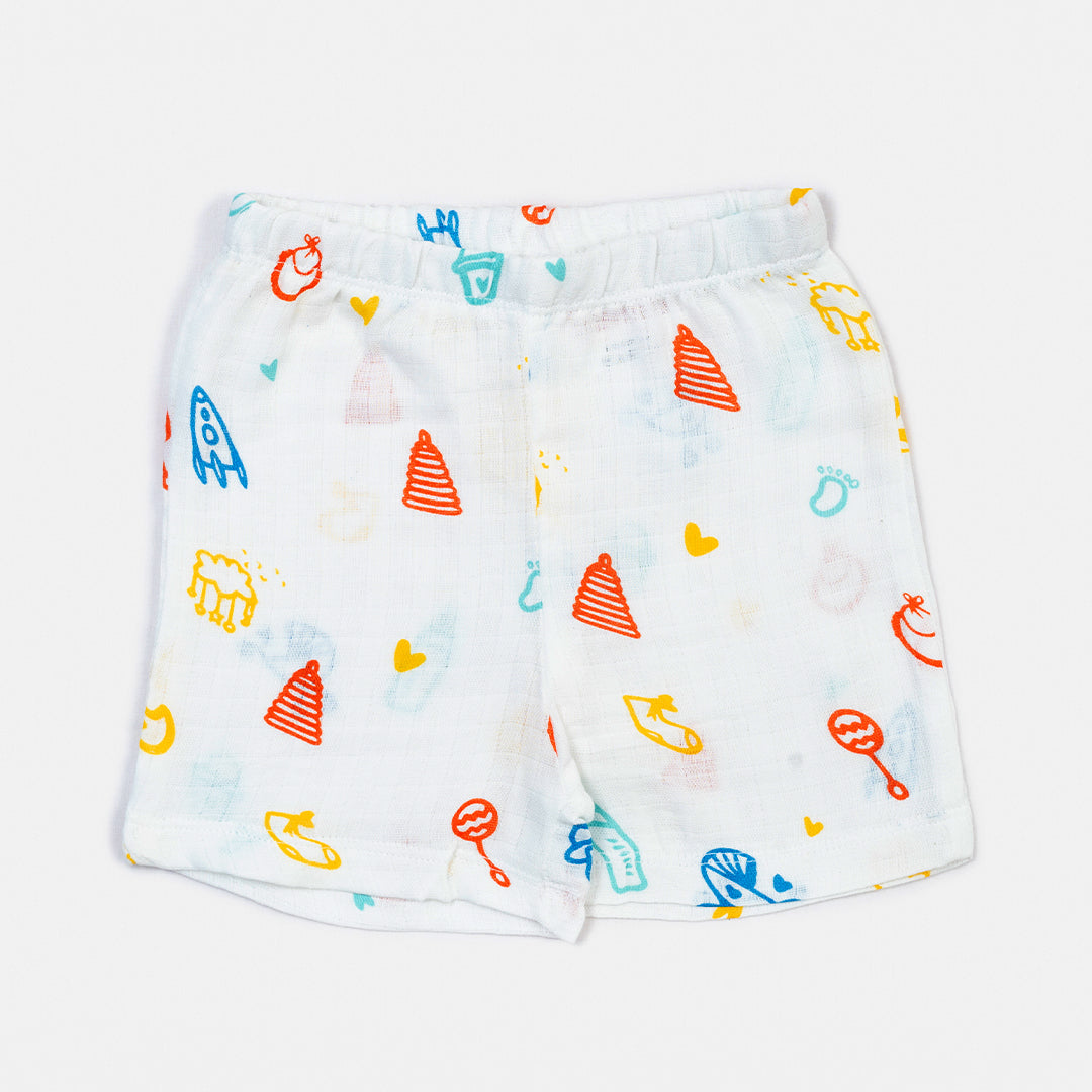 Muslin Jabla & Shorts set - Baby