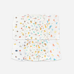 Muslin jabla set ( animal + car + baby) - pack of 3