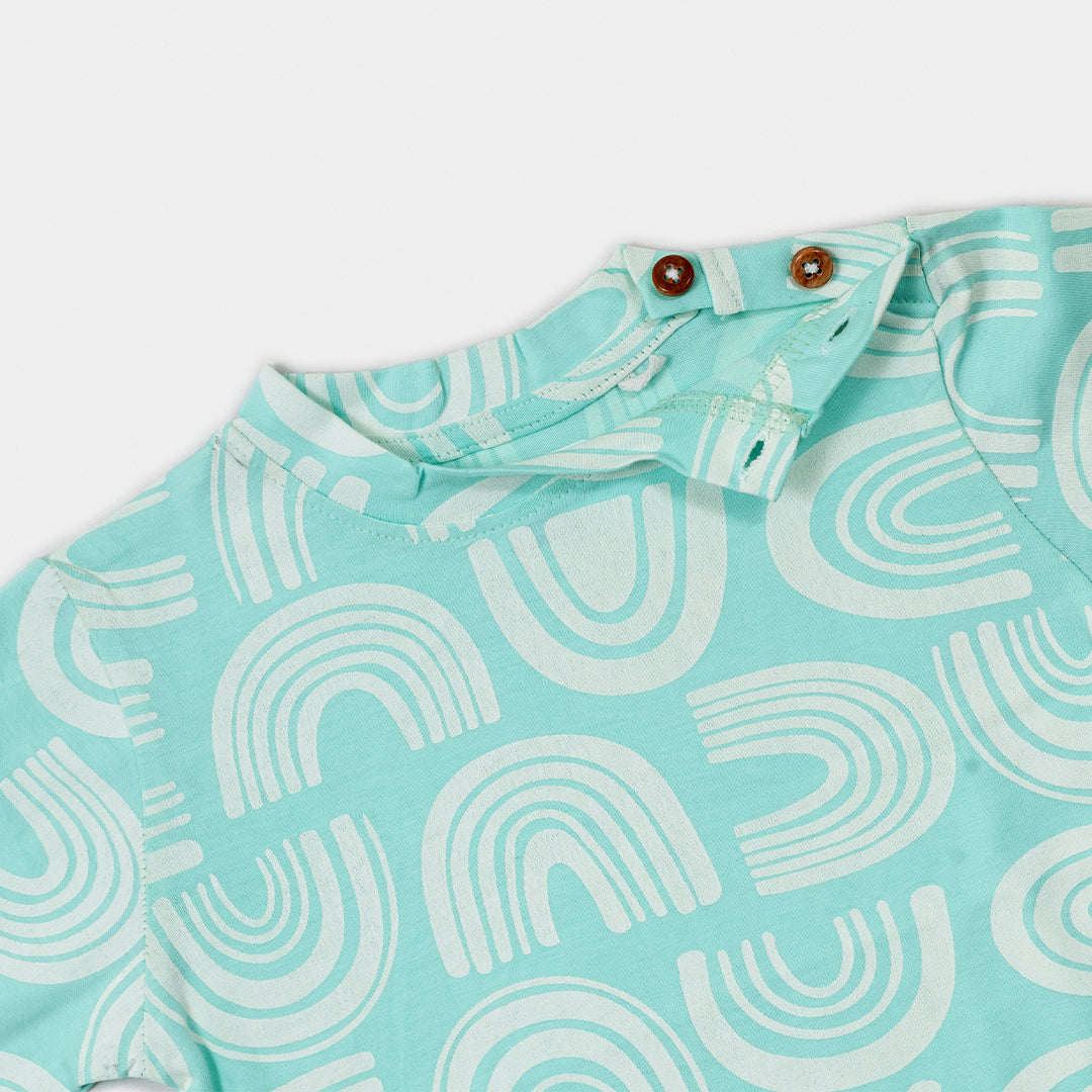 Night Dress for Childrens - Night Dress Kidswear - Mint