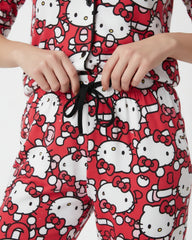 Hello Kitty Pajama Set (Half sleeve) | 200 GSM