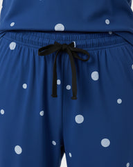 The Polka Dream Pajama Set (Half-sleeve) | 200 GSM