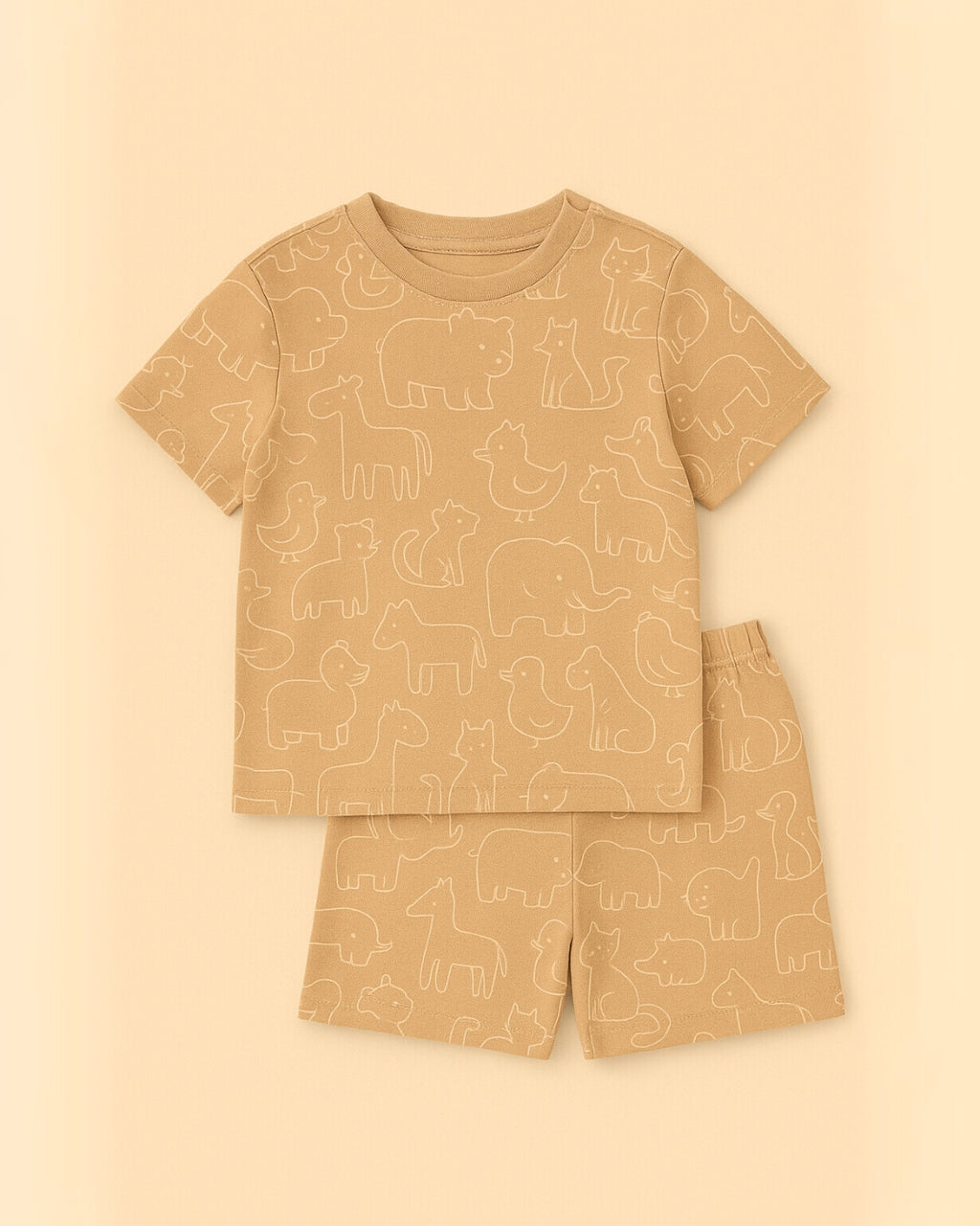 Jungle Friends Coords Set | Unisex Prints for Kids | Cotton 220 GSM