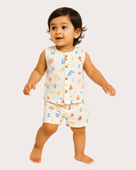 Muslin Jabla & Shorts set - Baby