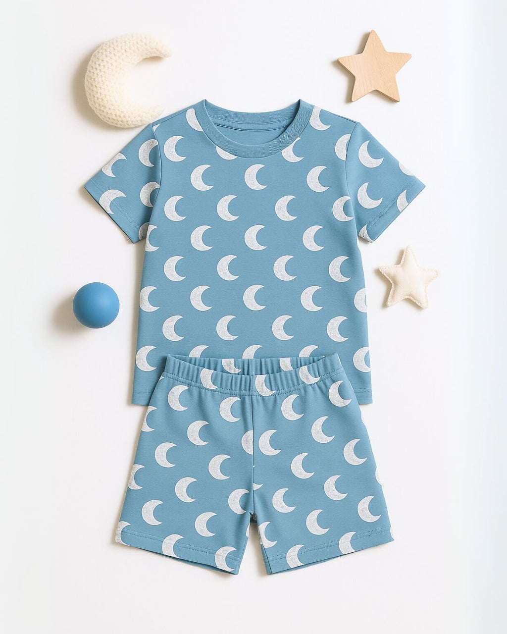 Moonlight Dreams Coords Set | Unisex Prints for Kids | Cotton 220 GSM