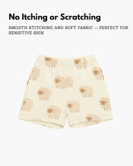 Cotton Shorts for Baby Boys & Girls (Pack of 5)(Assorted) – All Over Print Toddler Shorts