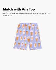 Summer Cotton Shorts for Boys & Girls – Pack of 5 All Over Print Combo for Toddlers (1–6 Yrs) (Assorted)