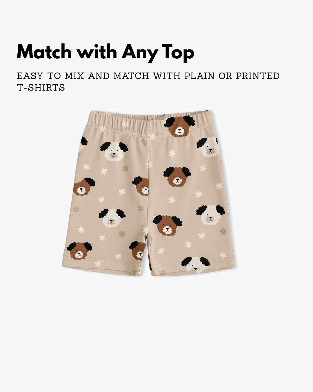 Girls Cotton Shorts Combo Pack (Assorted) – Pack of 5 Printed Casual Shorts for Baby Girls (1–6 Years)