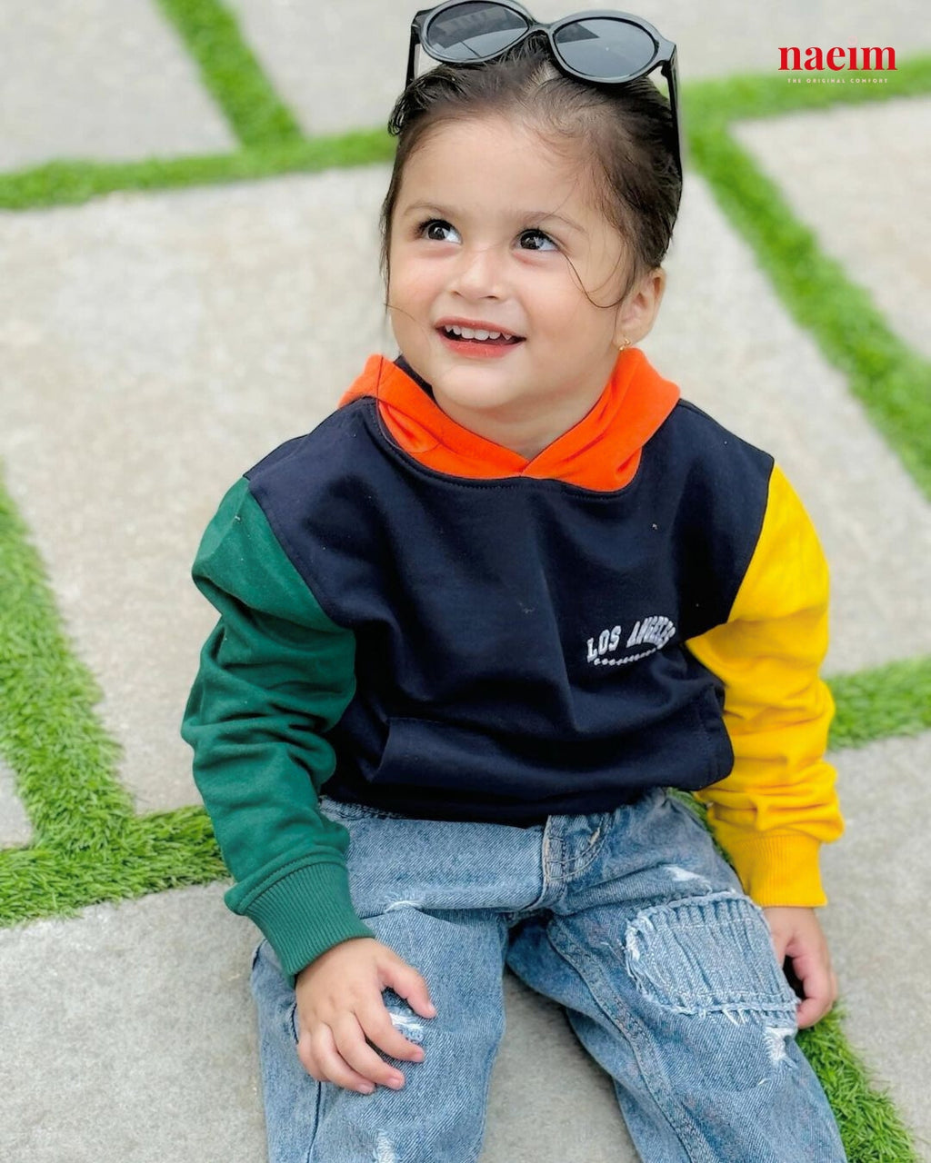 Color Block Hoodie For Boys & Girls