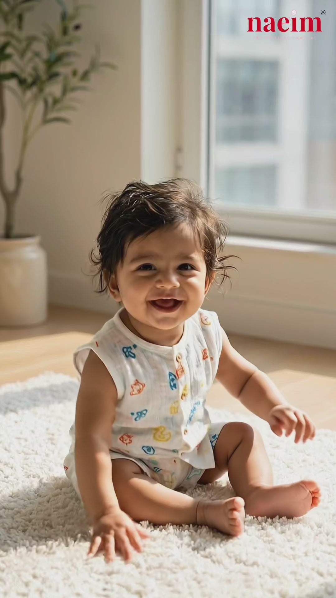 Muslin Jabla & Shorts set - Baby